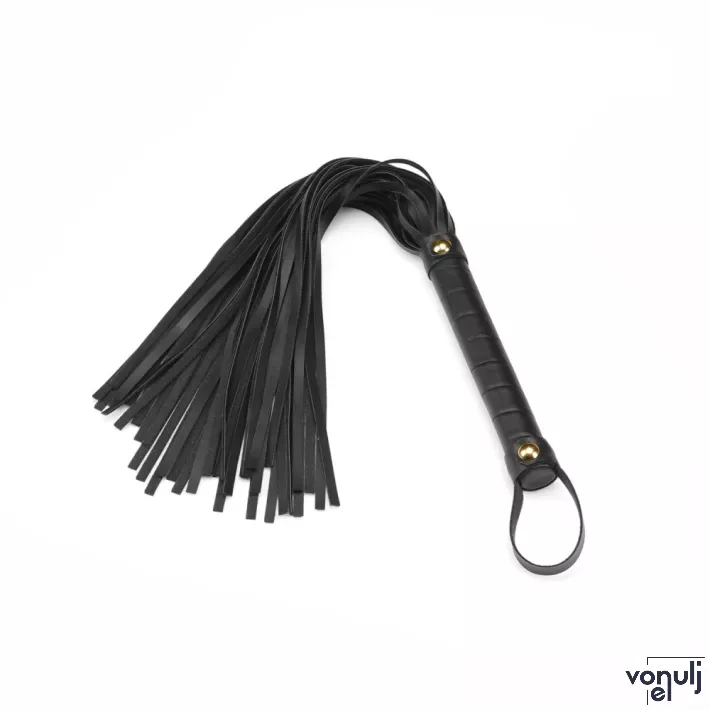 BDSM korbács Liebe Seele Black Flogger