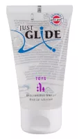 ORION intim síkosító Just Glide Toy Lube 50 ml - vízbázisú, kifejezetten szexuális segédeszközökhöz ajánlott, olaj-, és színezékmentes