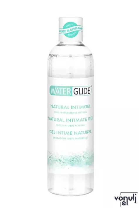 WATERGLIDE intim síkosító Natural Intimate Gel 300 ml - vízbázisú, érzékeny bőrre is, hosszantartó, íz- és illatmentes, óvszerhez és segédeszközhöz is
