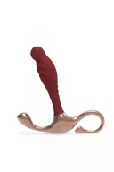 ZINI prosztata izgató Janus Lamp Iron Prostate Massager S - bordó és arany színben, S méretben, vibráció nélküli, vízálló