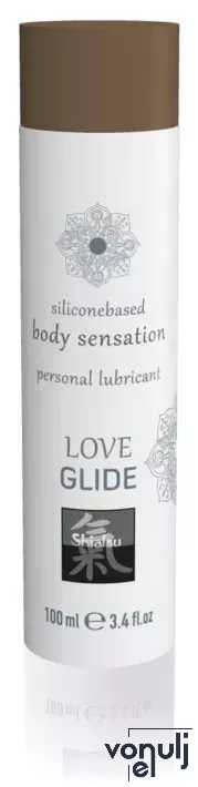 SHIATSU intim síkosító Love Glide Siliconebased 100 ml - szilikon bázisú, kellemes síkos érzet