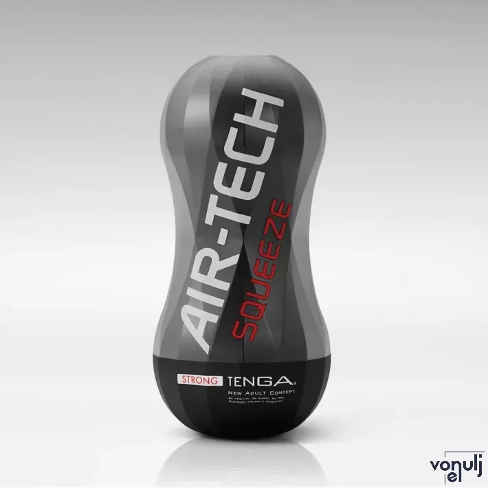 TENGA maszturbátor Air-Tech Squeeze Strong - erős intenzitású, vákuumos, vízálló