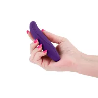 INYA minivibrátor Flirt Dark Purple - sötét lila színben, kompakt kivitel, vízálló, akkumulátoros