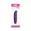 INYA minivibrátor Flirt Dark Purple - sötét lila színben, kompakt kivitel, vízálló, akkumulátoros