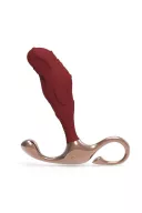 ZINI prosztata izgató Janus Lamp Iron Prostate Massager L - bordó és arany színben, L méretben, vibráció nélküli, vízálló