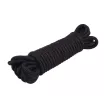 CHISA NOVELTIES kötél Mini Silk Rope - 10 méter, fekete színben, fetish játékokhoz