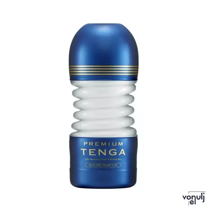 TENGA maszturbátor Premium Rolling Head Cup - közepes intenzitású, vákuumos, forgatható fejrésszel, vízálló, egyszer használatos