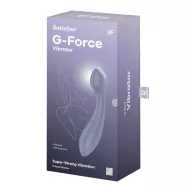 SATISFYER G-pont vibrátor G-Force Violet - lila színben, vízálló, akkumulátoros