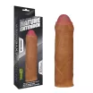 LOVETOY péniszköpeny Revolutionary Silicone Nature Extender 3 - realisztikus, testszínű, vízálló, (17,5 cm)