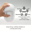 TENGA péniszvibrátor Flip Zero Electronic Vibration - vízálló, akkumulátoros, fehér színben, TPE