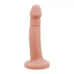 CHISA NOVELTIES élethű dildó Eve's Allure-Flesh - közepes méretű, letapasztható, testszínű, vízálló, TPE (18,5 cm)