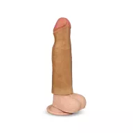 LOVETOY péniszköpeny Revolutionary Silicone Nature Extender 4 - realisztikus, testszínű, vízálló, (17,8 cm)