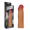 LOVETOY péniszköpeny Revolutionary Silicone Nature Extender 4 - realisztikus, testszínű, vízálló, (17,8 cm)