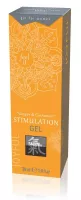 SHIATSU stimuláló gél Stimulation Gel Ginger & Cinnamon 30 ml - hölgyeknek, csiklóstimuláló hatással, gyömbér és fahéj illattal