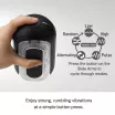 TENGA péniszvibrátor Flip Zero Electronic Vibration Black - vízálló, akkumulátoros, fekete színben, TPE