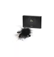 BIJOUX INDISCRETS cirógató Pom Pom Feather Tickler - fekete színben, tollas