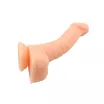 CHISA NOVELTIES élethű dildó Politician-Flesh - közepes méretű, letapasztható, herékkel, testszínű, vízálló, szilikon (19,5 cm)