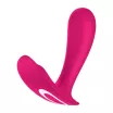 SATISFYER csiklóizgatós vibrátor Top Secret - pink színben, vízálló, okos, akkumulátoros, ingyenes applikációval