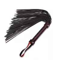 LOVETOY korbács Bondage Fetish Beginners Flogger - fekete