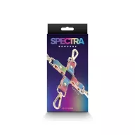 NS NOVELTIES rögzítő Spectra Bondage Hogtie Rainbow - színes, 4 rögzítési ponttal