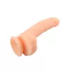 CHISA NOVELTIES élethű dildó Boss-Flesh - nagy méretű, letapasztható, herékkel, testszínű, vízálló, szilikon (20,5 cm)