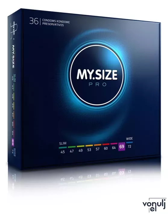 MY SIZE PRO óvszer Condoms 69 mm - latex, 36 db