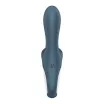 SATISFYER anál vibrátor Air Pump Booty 2 Dark Grey - szürke színben, felfújható szárral, akkumulátoros, vízálló