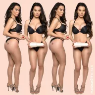 FLESHLIGHT maszturbátor Lana Rhoades Destiny - realisztikus, vagina formájú, testszínű, vízálló, vibráció nélkül