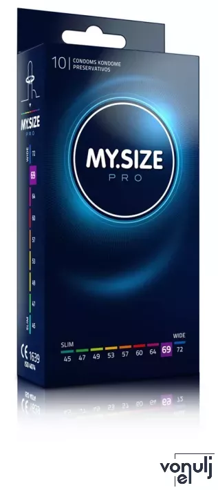 MY SIZE PRO óvszer Condoms 69 mm - latex, 10 db