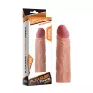 LOVETOY péniszköpeny Pleasure X-Tender Penis Sleeve Flesh 1 - realisztikus, testszínű, vízálló, (19 cm)