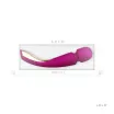 LELO masszírozó Smart Wand 2 Deep Rose - lila színben, nagy méretű, vízálló, akkumulátoros