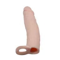 PRETTY LOVE péniszköpeny Penis Sleeve 7" - realisztikus, testszínű, vízálló, (18 cm)