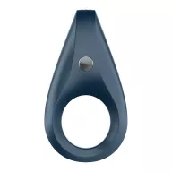 SATISFYER péniszgyűrű Rocket Ring - sötétkék színben, vibrációs funkcióval, vízálló, akkumulátoros