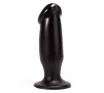 X-MEN fenékdugó 10 inch Butt Plug Black - fekete színben, letapasztható, PVC,  25.4 cm