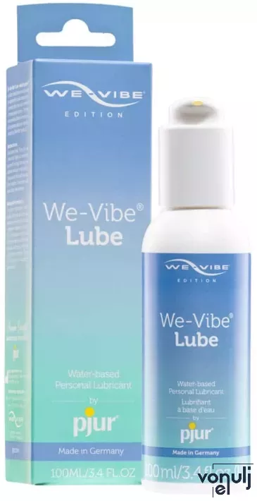 PJUR intim síkosító We-Vibe Lube 100 ml - vízbázisú, hosszantartó, glicerinnel, hidratáló hatással, óvszerhez és segédeszközhöz is