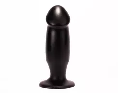 X-MEN fenékdugó 10 inch Butt Plug Black - fekete színben, letapasztható, PVC,  25.4 cm