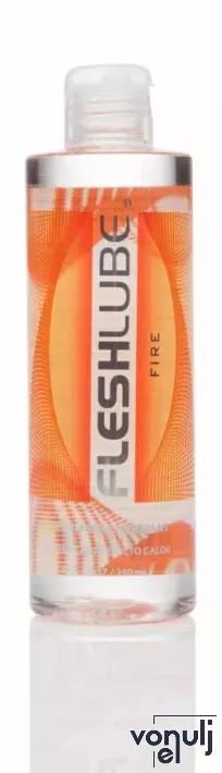 FLESHLIGHT intim síkosító Fleshlube Fire 250 ml - vízbázisú, selymes és melegítő hatás, hipoallergén, kifejezetten Fleshlight eszközökhöz