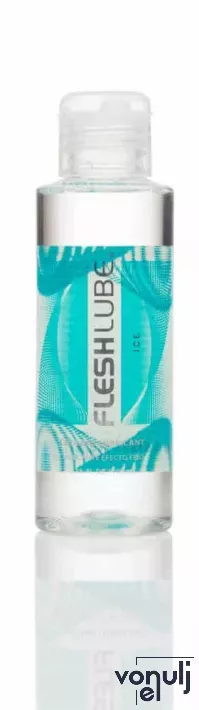 FLESHLIGHT intim síkosító Fleshlube Ice 100 ml - vízbázisú, selymes és hűsítő érzet, hipoallergén, kifejezetten Fleshlight eszközökhöz