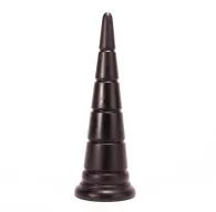 X-MEN fenékdugó 12 inch Butt Plug Black - fekete színben, letapasztható, PVC, 30.5 cm