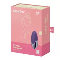 SATISFYER rezgő csiklóvibrátor Layons Purple Pleasure - lila színben, vízálló, akkumulátoros