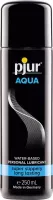 PJUR intim síkosító Aqua Bottle 250 ml - vízbázisú,érzékeny bőrre is,szuper síkos,hosszantartó,zsír,illat- és ízmentes,óvszerhez és segédeszközhöz is