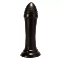 X-MEN fenékdugó 10.9 inch Butt Plug Black - fekete színben, letapasztható, PVC, 27 cm