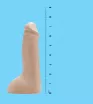 FLESHLIGHT GUYS élethű dildó - Colby Keller - realisztikus méret, superskin anyag, herékkel, letapasztható, vízálló (19 cm)