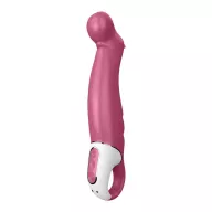 SATISFYER G-pontos vibrátor Petting Hippo - rózsaszín színben, vízálló, akkumulátoros