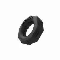 BATHMATE péniszgyűrű Power Ring Spartan - fekete színben, vízálló, vibráció nélküli