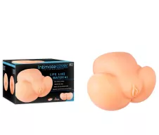 NMC maszturbátor Intimate Lover Masturbator 6,4" - realisztikus, vagina és ánusz formájú testnyílással, testszínű, vízálló, vibráció nélküli