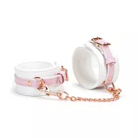 BDSM szex bilincs Liebe Seele White&Pink - bokára