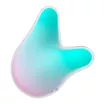 Léghullámos rezgő csiklóizgató Satisfyer Mermaid Vibes Mint/Pink - akkumulátoros,vízálló