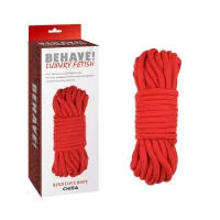 CHISA NOVELTIES kötél Bing Love Rope Red - 10 méter, piros színben, fetish játékokhoz