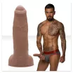 FLESHLIGHT GUYS élethű dildó - Boomer Banks - realisztikus méret, superskin anyag, herékkel, letapasztható, vízálló (22,8 cm)